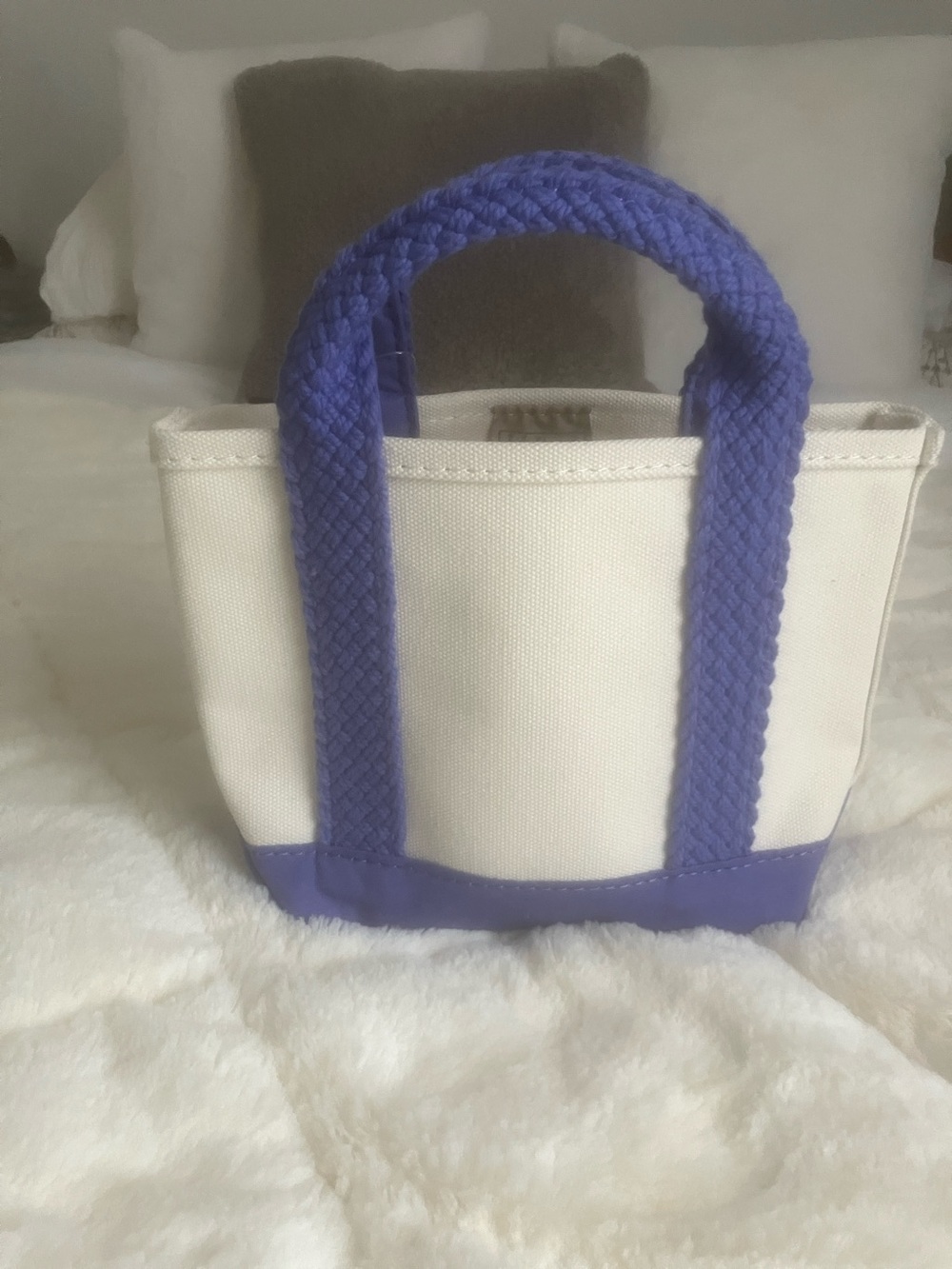 NWT LL Bean Japan limited Edition Web handles Size mini boat and tote bag